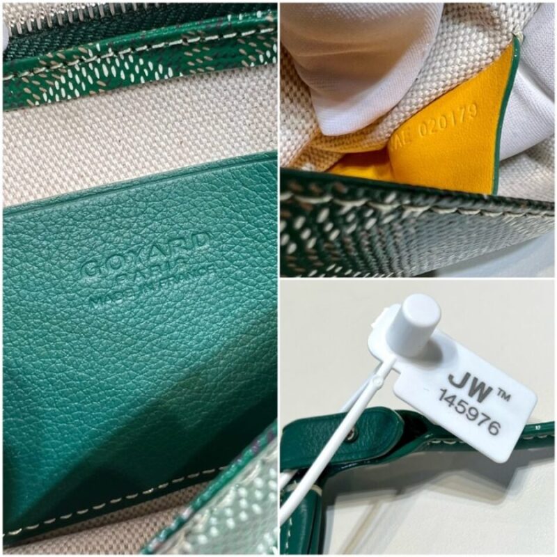 Replica Goyard Plumet Pocket Wallet Green - top-tier luxury replica shoulder bag