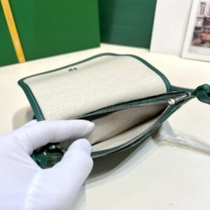 Replica Goyard Plumet Pocket Wallet Green - near-authentic luxury replica handbag