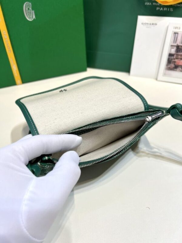 Replica Goyard Plumet Pocket Wallet Green - near-authentic luxury replica handbag