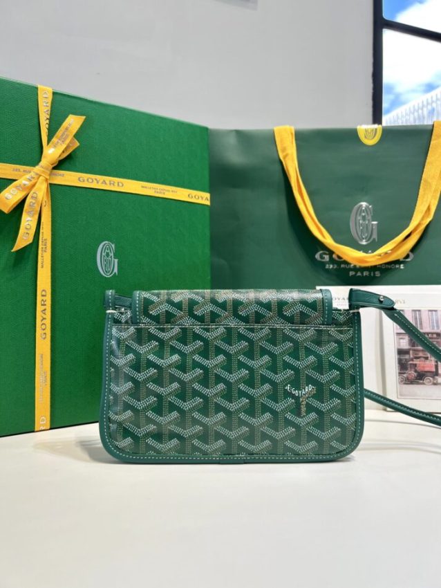 Replica Goyard Plumet Pocket Wallet Green - premium 1:1 fake handbag model