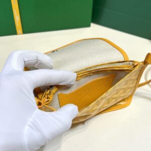 Replica Goyard Plumet Pocket Wallet Yellow - realistic designer-inspired fake bag