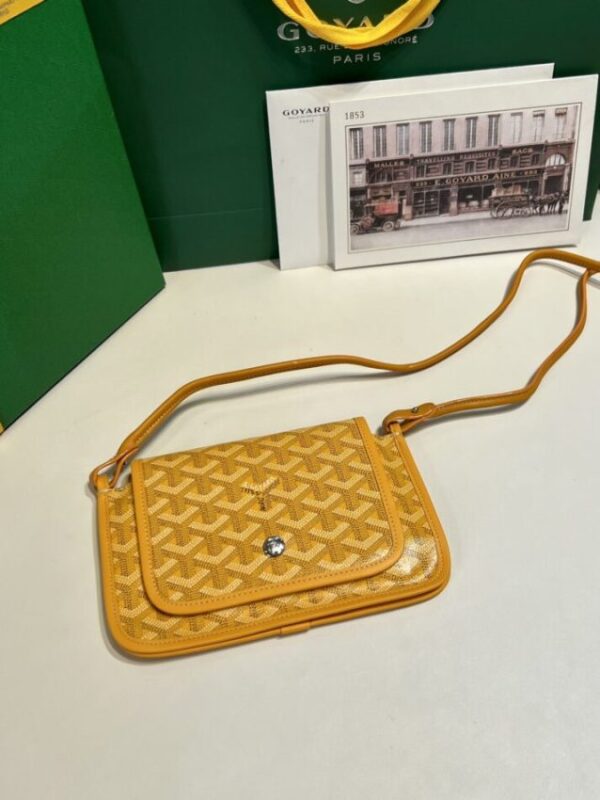 Replica Goyard Plumet Pocket Wallet Yellow - ultra-realistic fake designer tote