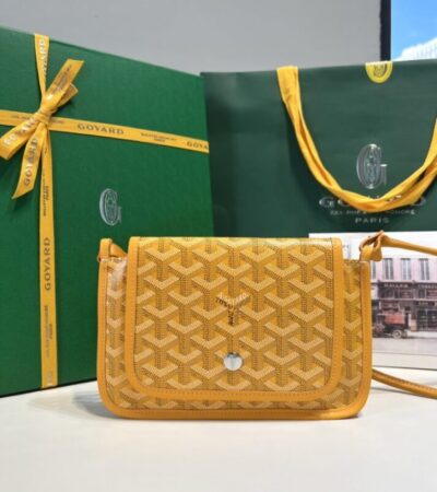Replica Goyard Plumet Pocket Wallet Yellow - high-end fake designer purse