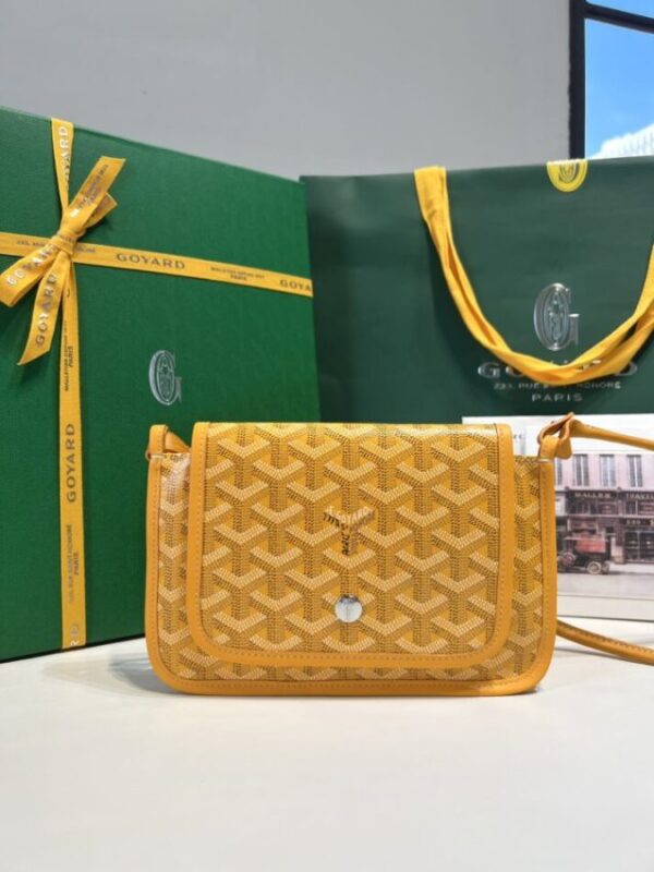 Replica Goyard Plumet Pocket Wallet Yellow - high-end fake designer purse