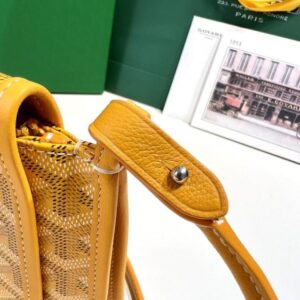 Replica Goyard Plumet Pocket Wallet Yellow - high-quality designer bag clone