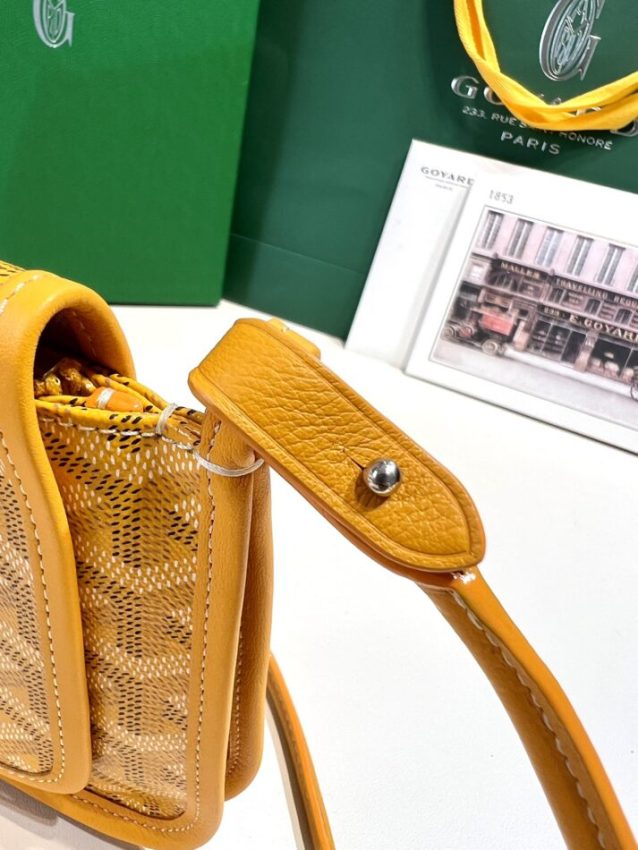 Replica Goyard Plumet Pocket Wallet Yellow - high-quality designer bag clone