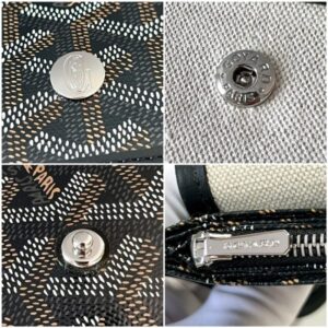 Replica Goyard Plumet Pocket Wallet Black - authentic-look luxury purse replica