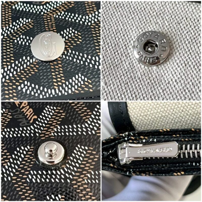 Replica Goyard Plumet Pocket Wallet Black - authentic-look luxury purse replica