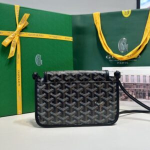 Replica Goyard Plumet Pocket Wallet Black - near-authentic luxury replica handbag