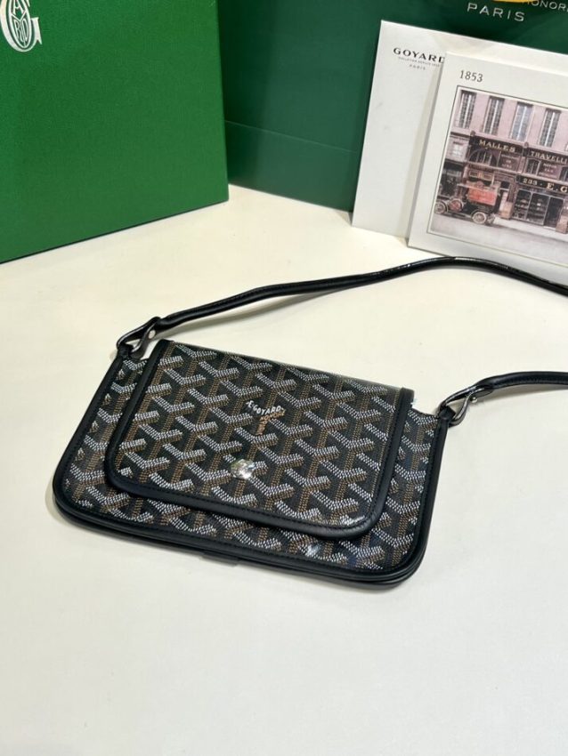 Replica Goyard Plumet Pocket Wallet Black - best quality luxury bag dupe