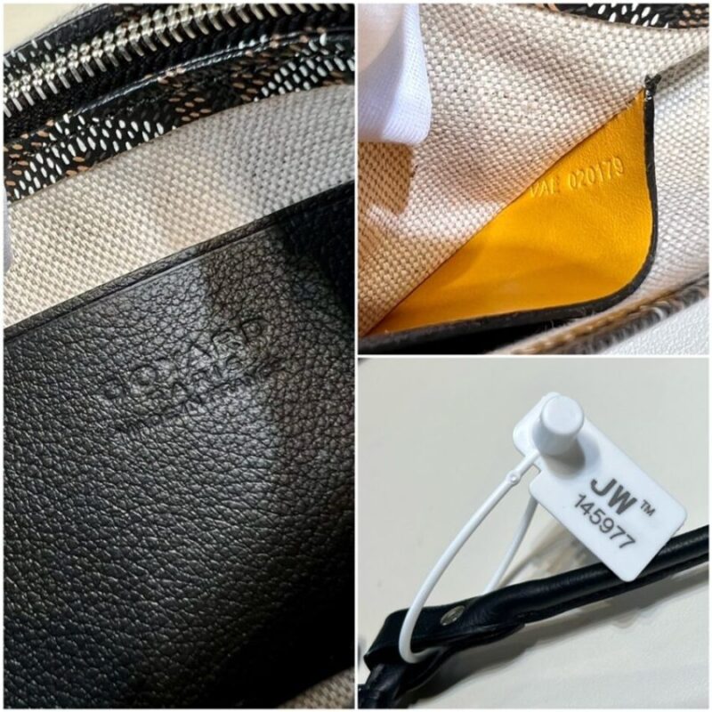 Replica Goyard Plumet Pocket Wallet Black - high-end fake designer purse