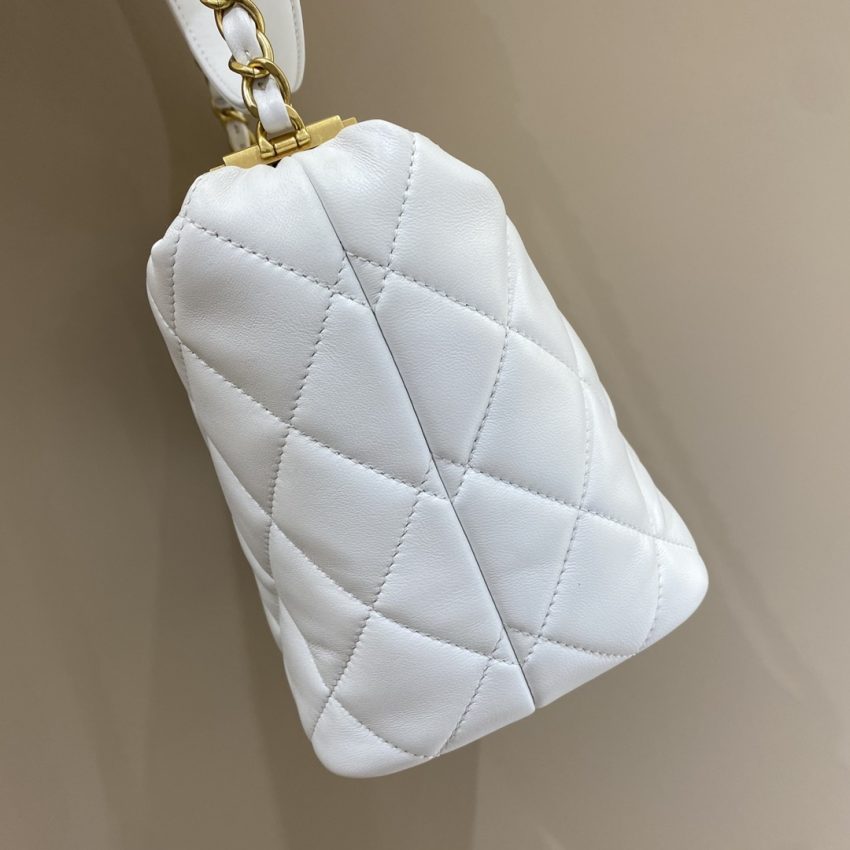 Replica CHANEL 22s Rhinestone Hobo White - high-quality designer bag clone