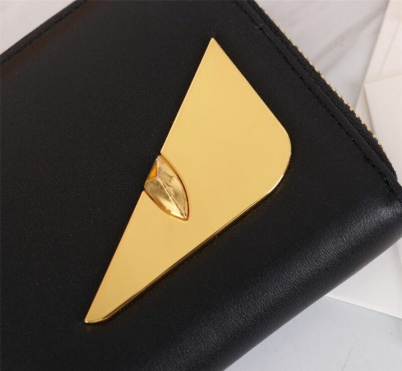 Replica Fendi Yellow Eyes Wallet - 1:1 designer replica handbag