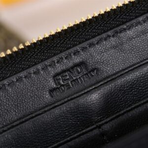 Replica Fendi Yellow Eyes Wallet - best quality luxury bag dupe