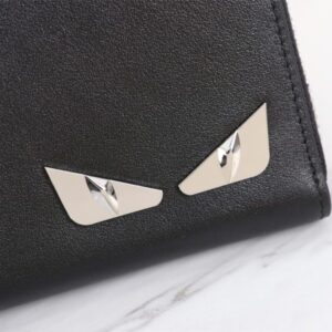 Replica Fendi Grey Eyes Wallet - premium-grade designer purse dupe