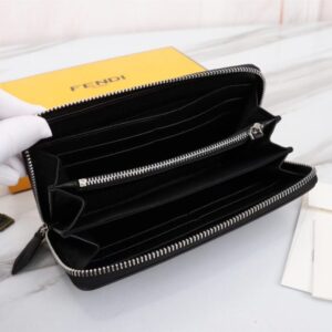 Replica Fendi Grey Eyes Wallet - premium-grade designer purse dupe