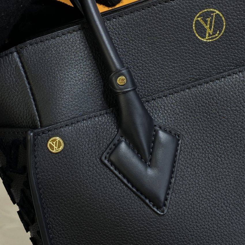 Replica Louis Vuitton On My Side Black All - ultra-realistic fake designer tote