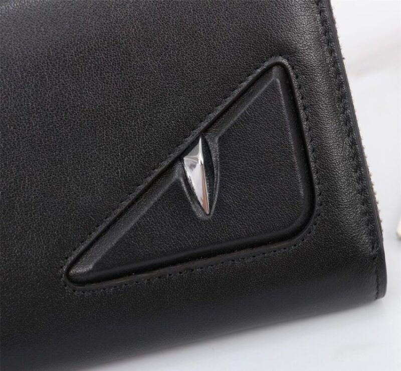 Replica Fendi Black Eyes Wallet - premium-grade designer purse dupe