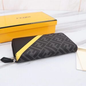 Replica Fendi FF Black Wallet - elite superclone designer purse