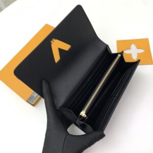 Replica Louis Vuitton Twist Wallet Black - top-rated replica designer bag