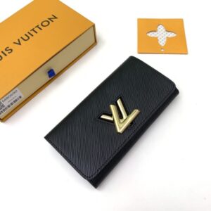 Replica Louis Vuitton Twist Wallet Black - best quality luxury bag dupe