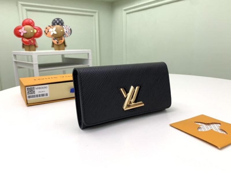 Replica Louis Vuitton Twist Wallet Black - top-tier luxury replica shoulder bag