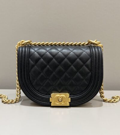 Replica CHANEL Le Boy Semi Circular - high-accuracy replica luxury purse