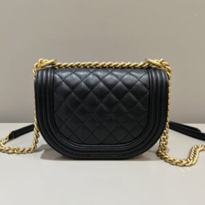 Replica CHANEL Le Boy Semi Circular - best-selling designer handbag dupe