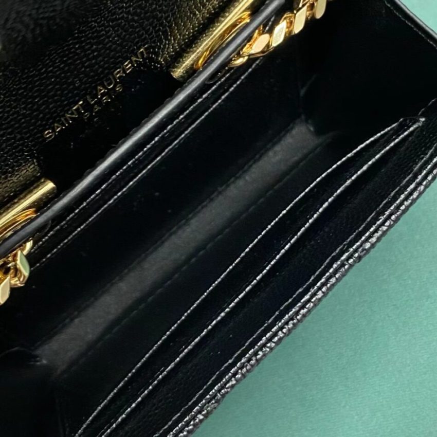 Replica Yves Saint Laurent Chain Wallet Black - best-selling designer handbag dupe