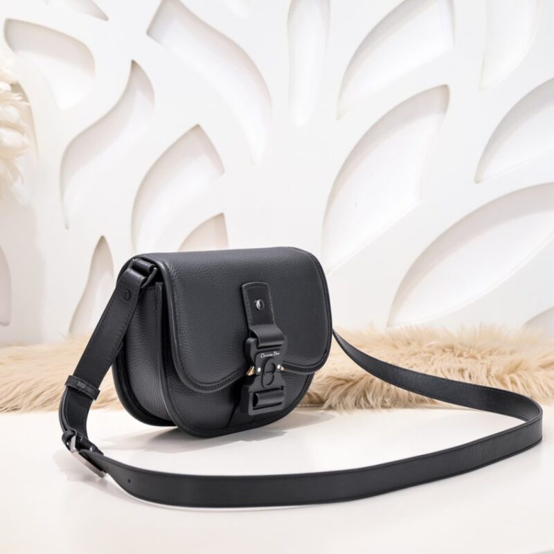 Replica Dior Mini Gallop Bag with Strap Black - authentic-look luxury purse replica