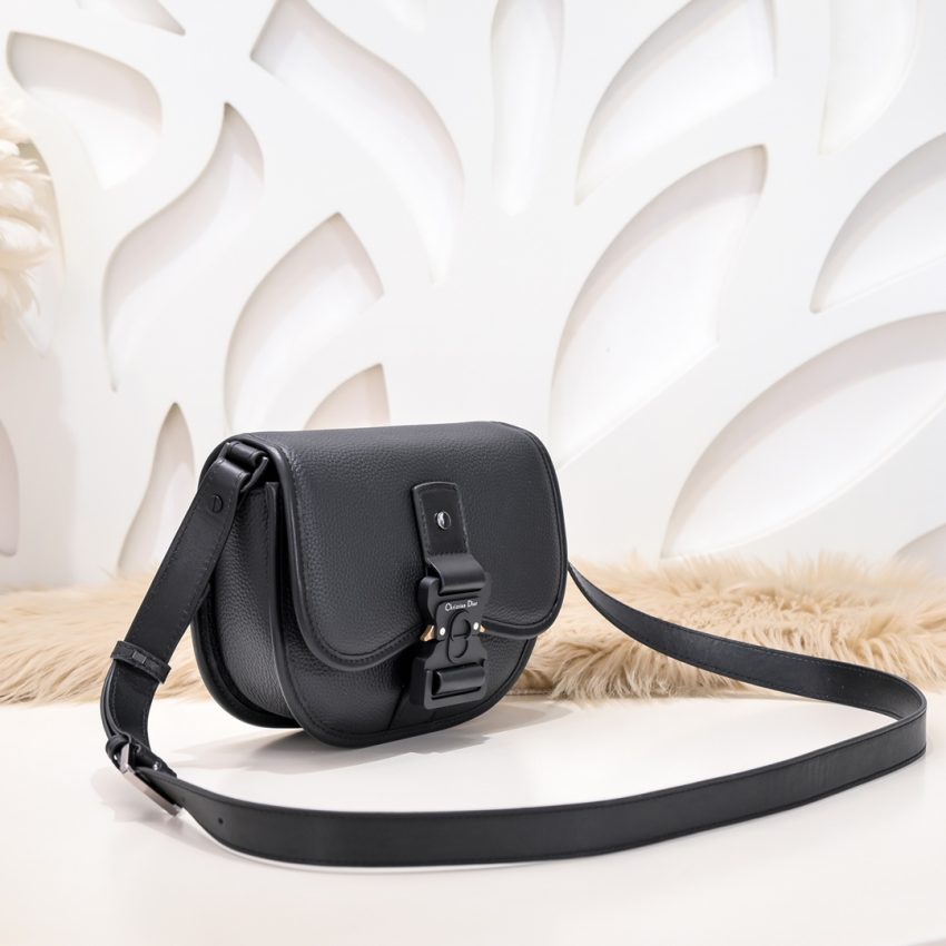 Replica Dior Mini Gallop Bag with Strap Black - authentic-look luxury purse replica