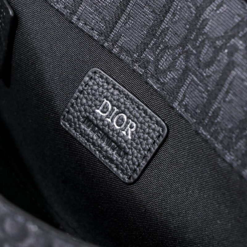 Replica Dior Mini Gallop Bag with Strap Black Canvas - authentic-look luxury purse replica