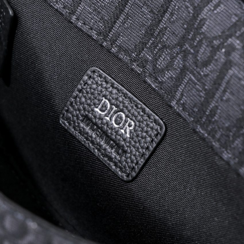 Replica Dior Mini Gallop Bag with Strap Black Canvas - authentic-look luxury purse replica