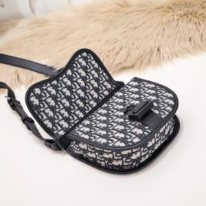 Replica Dior Mini Gallop Bag with Strap White Canvas - authentic-look luxury purse replica