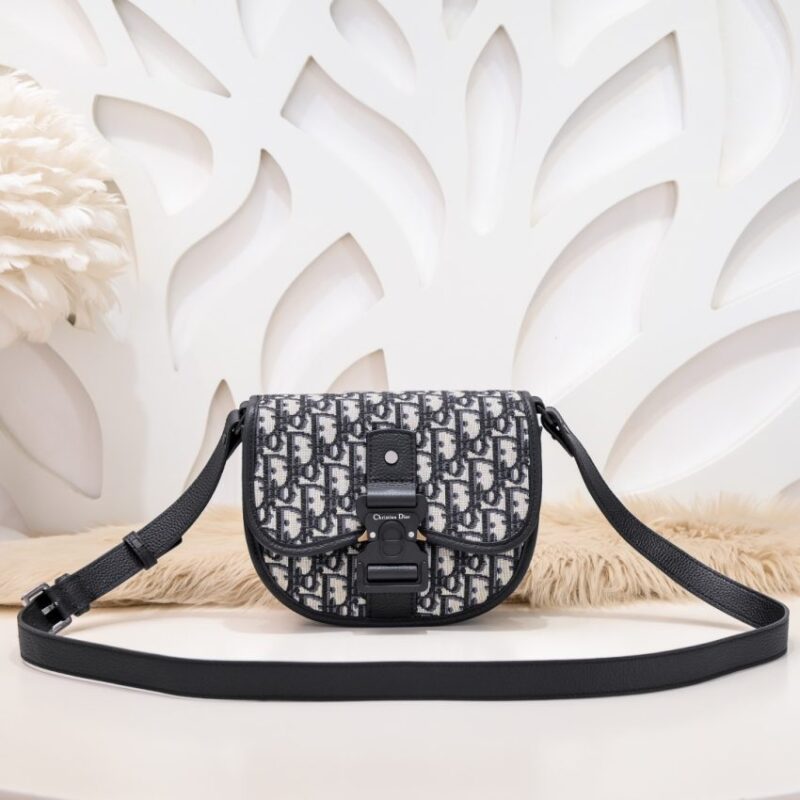 Replica Dior Mini Gallop Bag with Strap White Canvas - high-quality designer bag clone