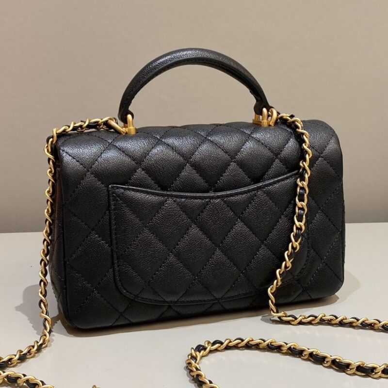 Replica CHANEL CF Handle Black - premium-grade designer purse dupe