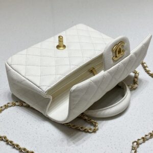 Replica CHANEL CF Handle White - realistic designer-inspired fake bag