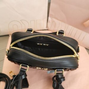 Replica Miu Miu Arcadie Small Black - near-authentic luxury replica handbag