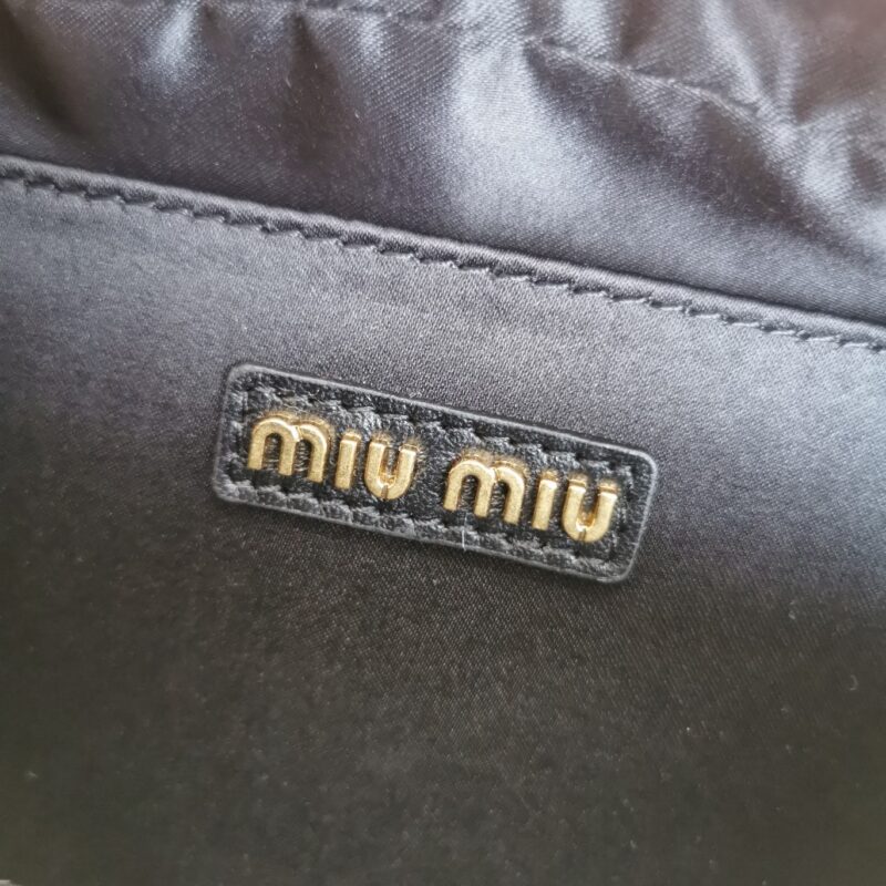 Replica Miu Miu Arcadie Small Black - ultra-realistic fake designer tote