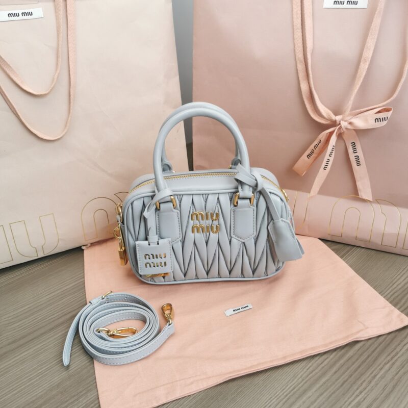 Replica Miu Miu Arcadie Small Light Blue - premium 1:1 fake handbag model