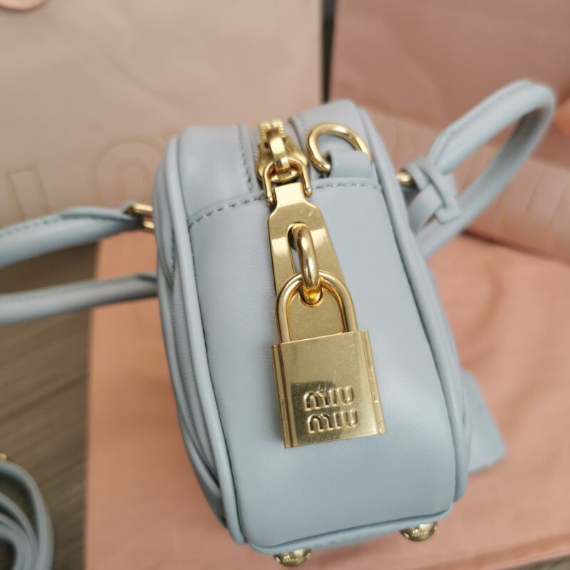 Replica Miu Miu Arcadie Small Light Blue - premium-grade designer purse dupe