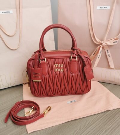 Replica Miu Miu Arcadie Medium Red - best-selling designer handbag dupe