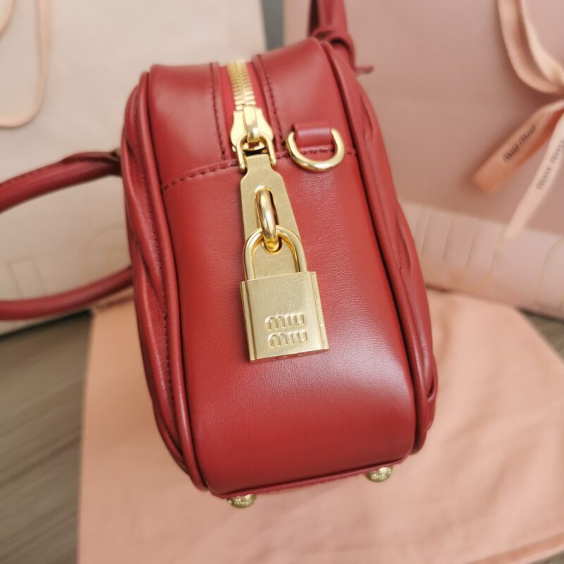 Replica Miu Miu Arcadie Medium Red - high-quality designer bag clone