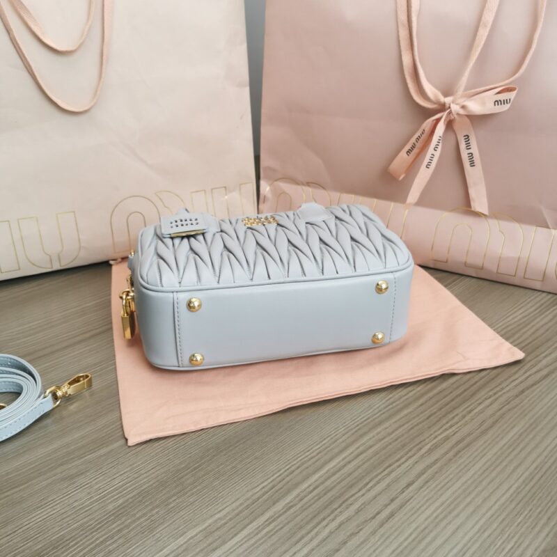 Replica Miu Miu Arcadie Medium Sky Blue - premium 1:1 fake handbag model
