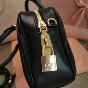 Replica Miu Miu Arcadie Medium Black - high-end fake designer purse