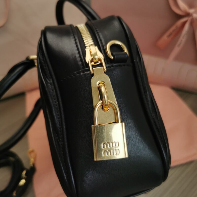 Replica Miu Miu Arcadie Medium Black - high-end fake designer purse