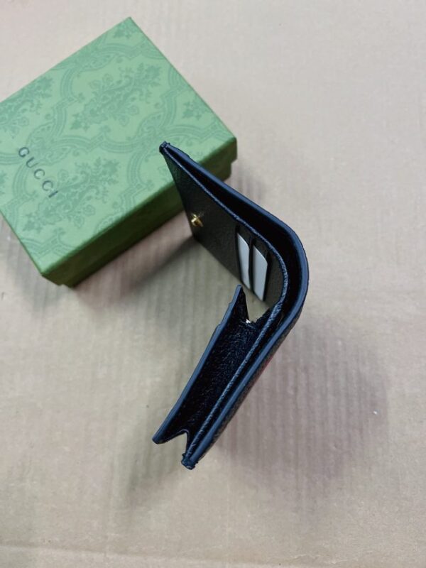 Replica Gucci Ophidia Compact Black Wallet - near-authentic luxury replica handbag