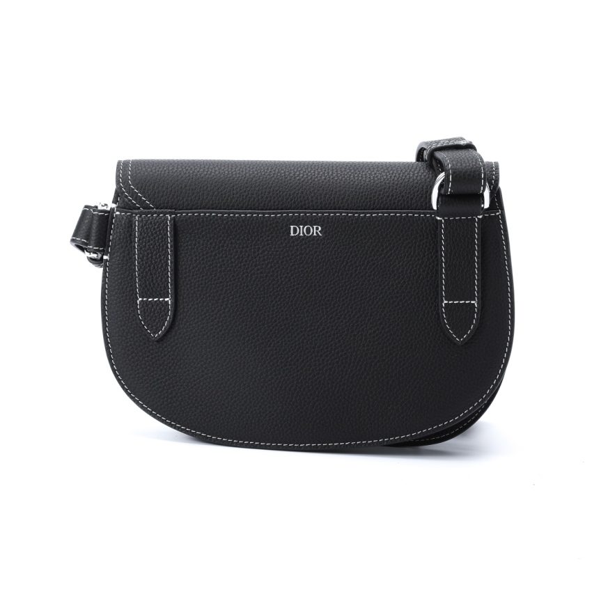 Replica Dior Saddle Shoulder Bag Black - premium 1:1 fake handbag model