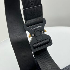 Replica Dior Saddle Bag Oblique Black - premium 1:1 fake handbag model