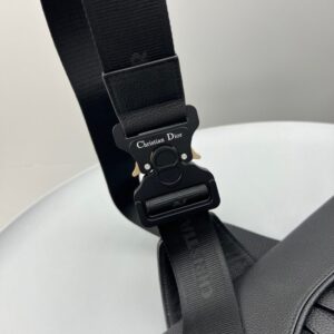 Replica Dior Saddle Bag Full Black Calfskin - realistic designer-inspired fake bag